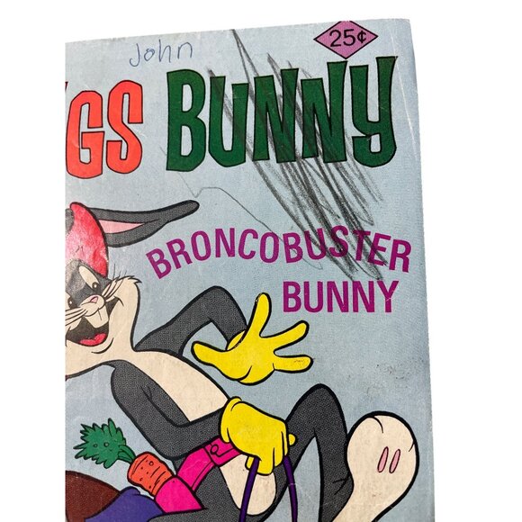 Whitman Bugs Bunny #168 Bronco Buster Bunny November 1975 Comic Bagged Boarded - Picture 2 of 7